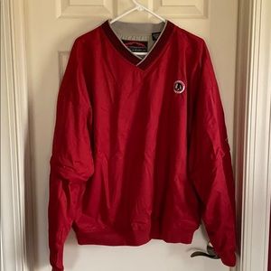 Golf Windbreaker with zip panel sleeves